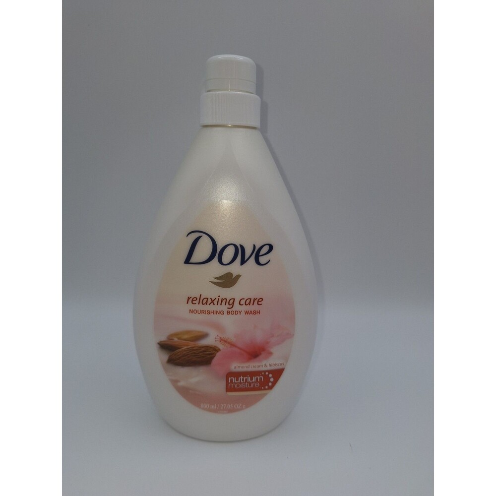 Dove Body Wash with Pump Relaxing Care Almond Cream & Hibiscus LARGE 27.05 oz